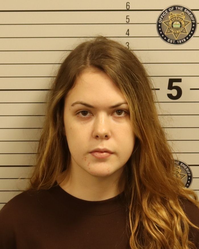 Booking photo of Macy Nichole Whitaker