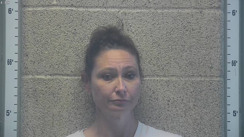 Booking photo of Amber Sawyer