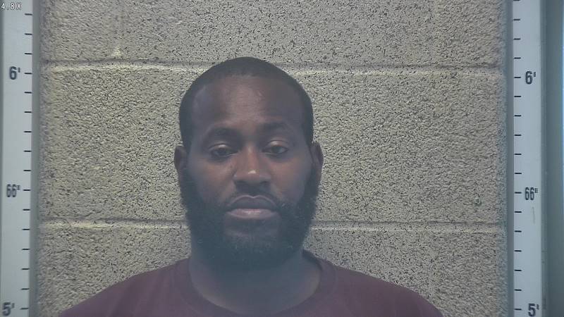 Booking photo of Cornelius Harrell