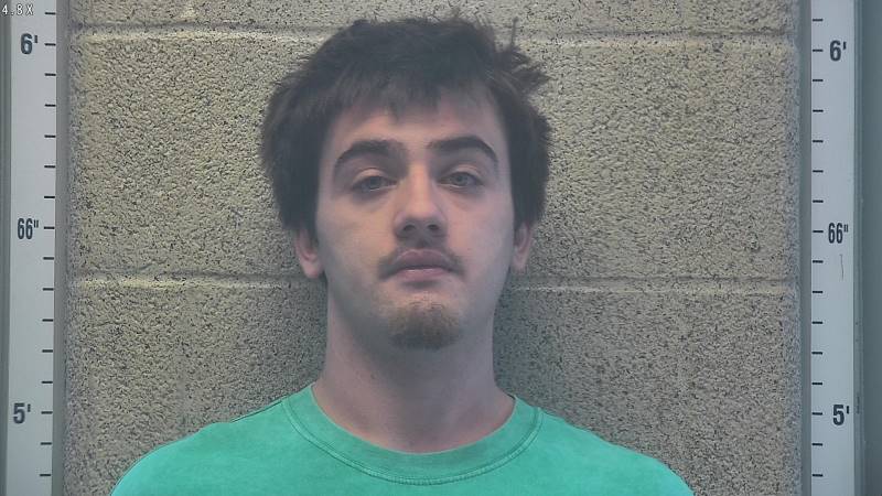Booking photo of Landon Adams