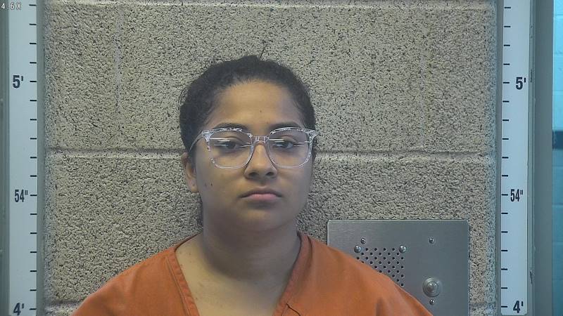 Booking photo of Alejandra Saldana