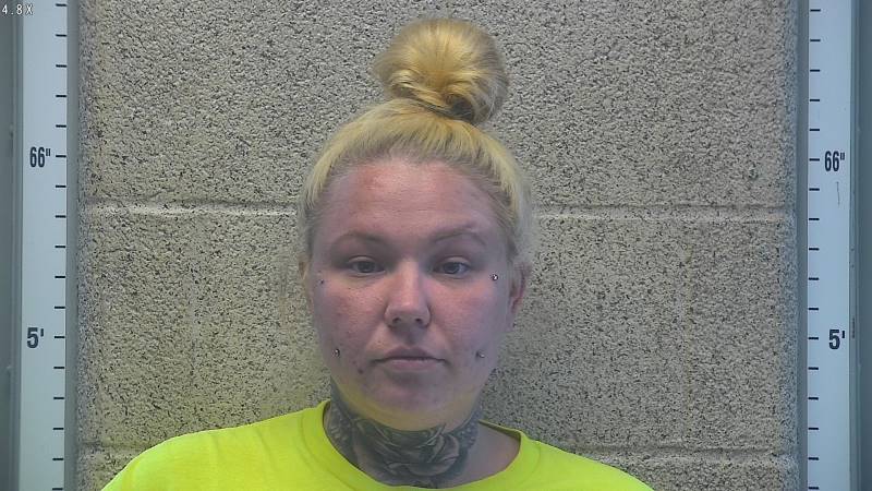 Booking photo of Haley Lidgett