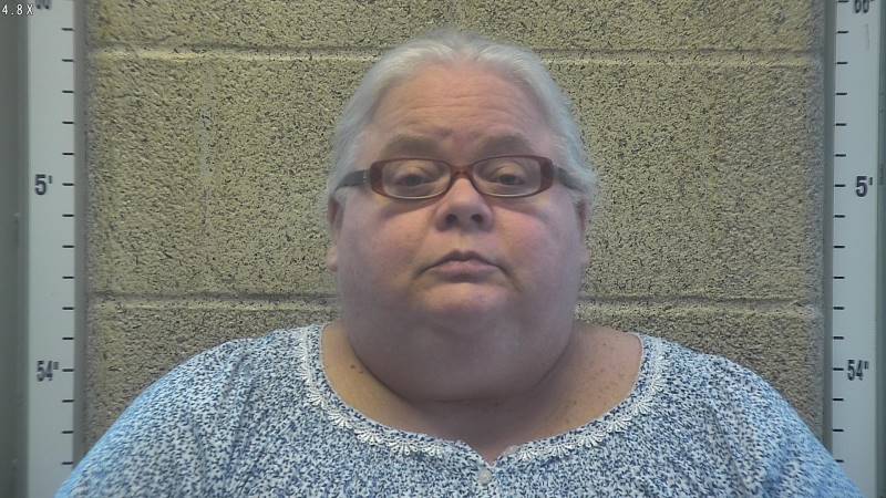 Booking photo of Misty Hatfield