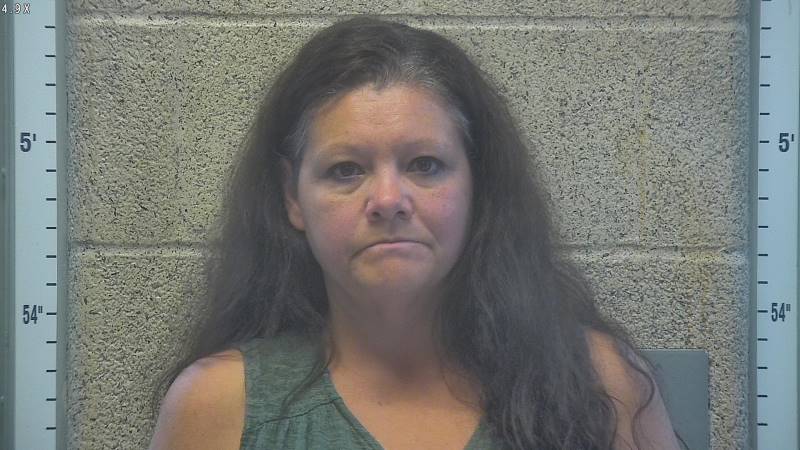 Booking photo of April Garrett-stone
