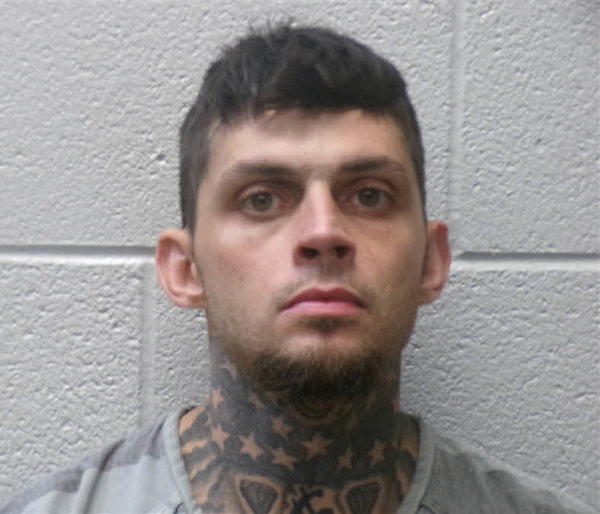 Booking photo of Jacob Hudson