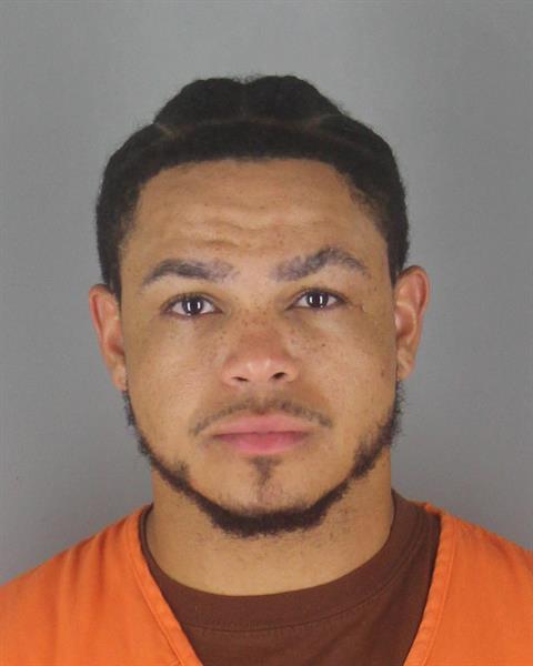 Booking photo of Myles Okusanya