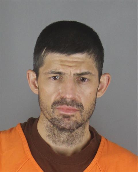 Booking photo of Brandon Harrington