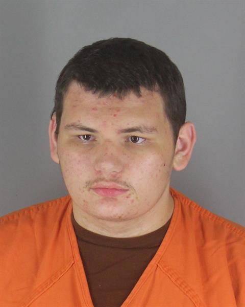 Booking photo of Aaron Blichfeldt