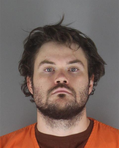 Booking photo of Nathan Hill
