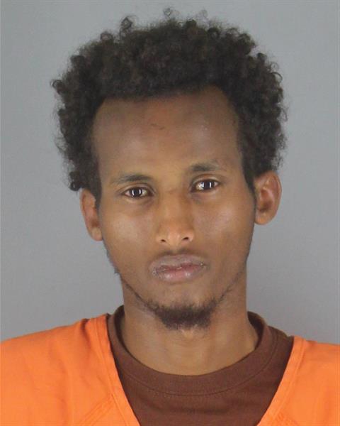 Booking photo of Yusuf Mohamud