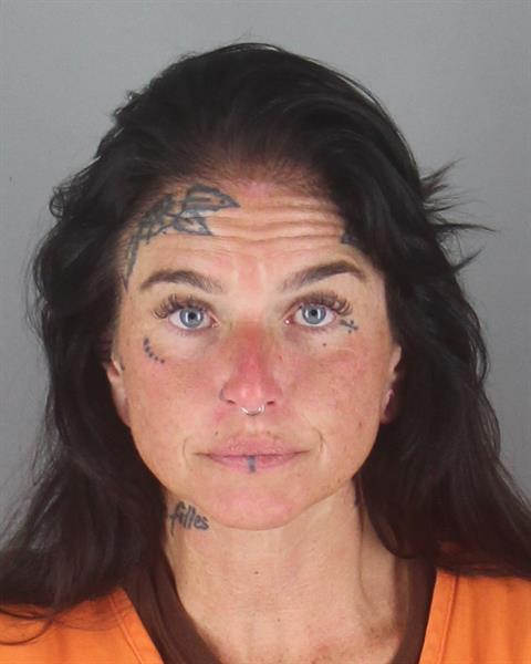 Booking photo of Heather Bruneau