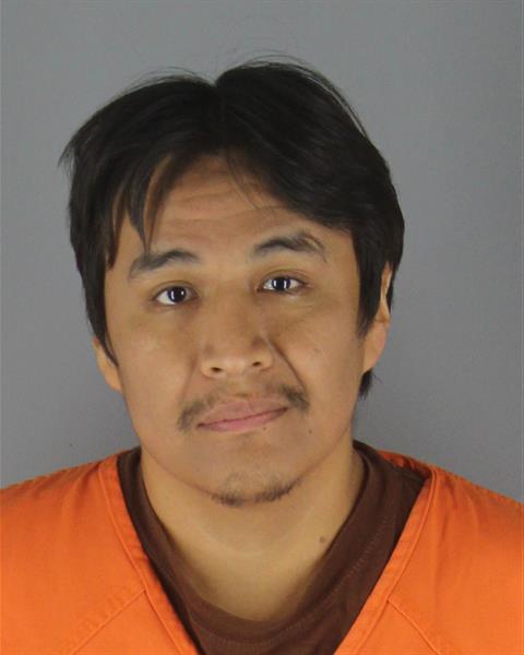Booking photo of Troy Brave Hawk