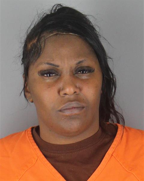 Booking photo of Sakeena Allen