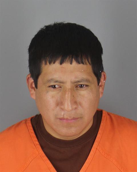 Booking photo of Miguel Andrango Chango