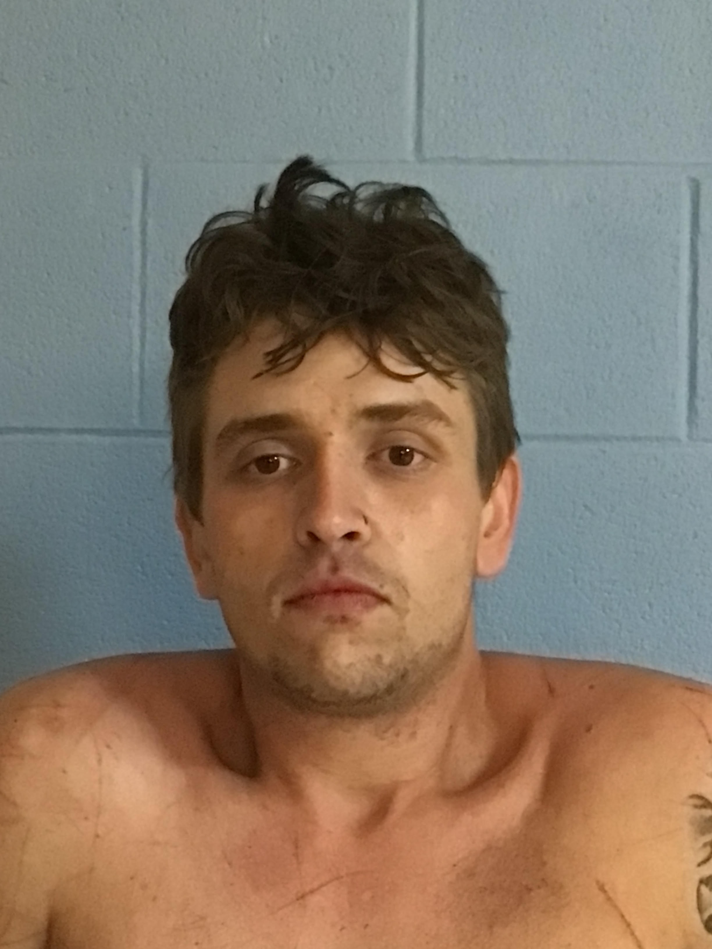 Booking photo of Christian Hunter Thompson