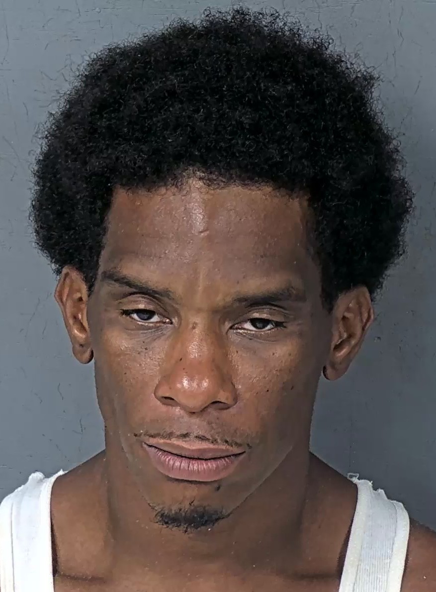 Booking photo of Jelani Sudan Davis