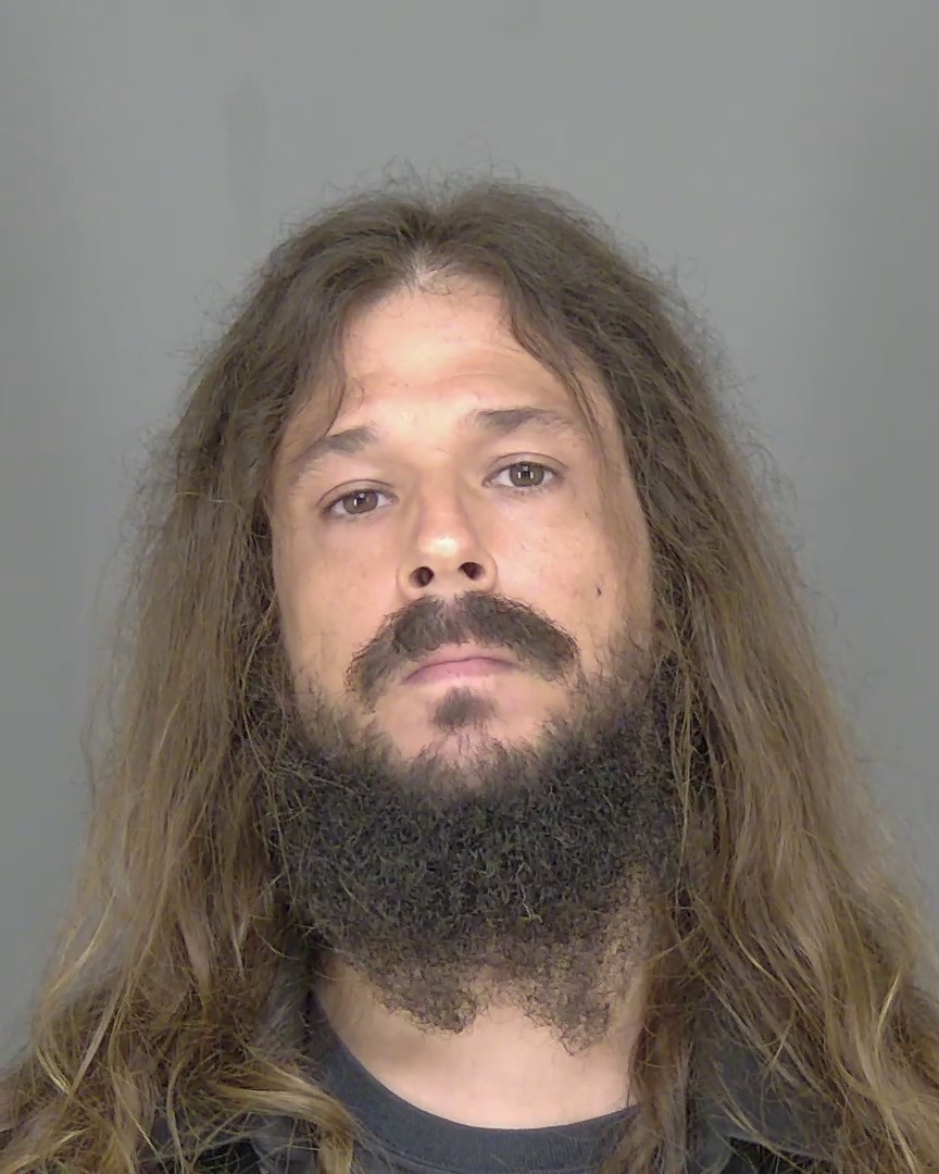 Booking photo of Jesse Frazier