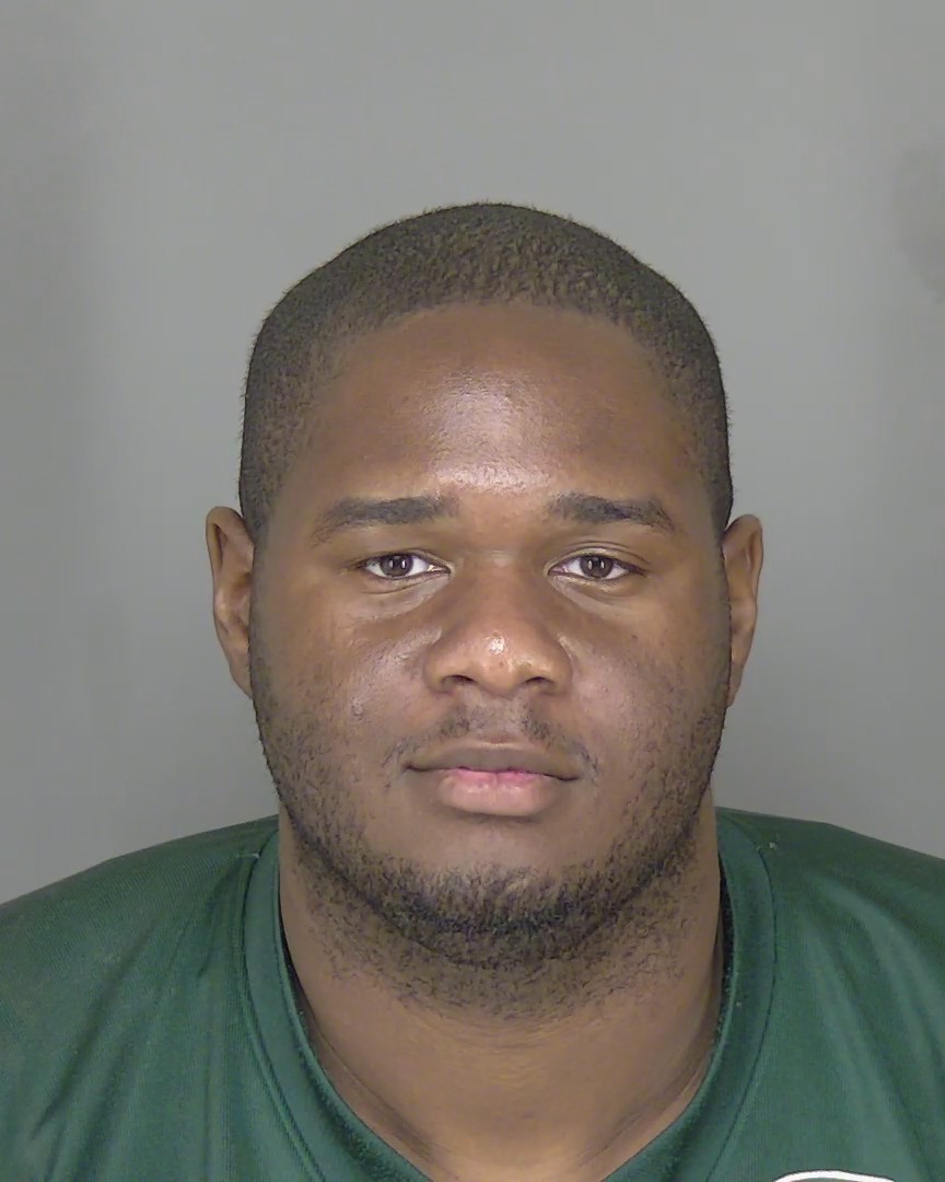 Booking photo of Malek Brown