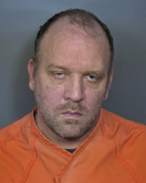 Booking photo of Brett Riley