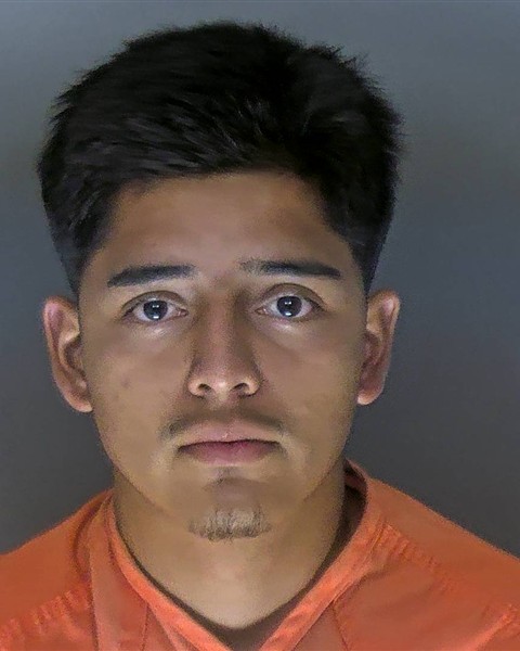 Booking photo of Aaron Gomez Jimienez