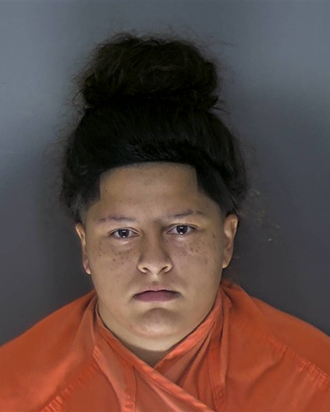 Booking photo of Alesia Martinez Solis