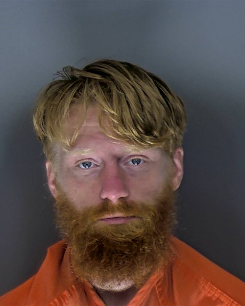 Booking photo of Dustin Fex