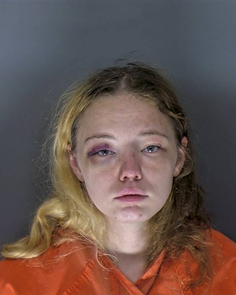 Booking photo of Madison Mitchum