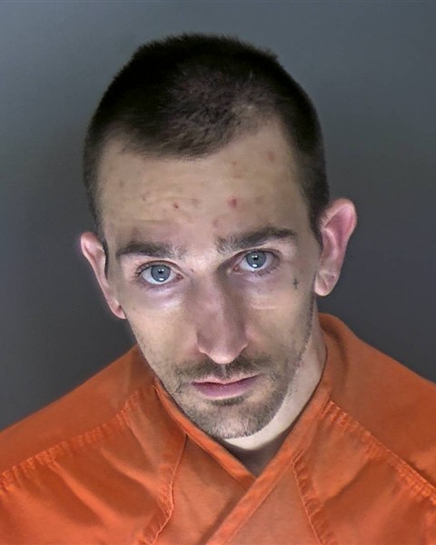 Tyler Burks booking photo