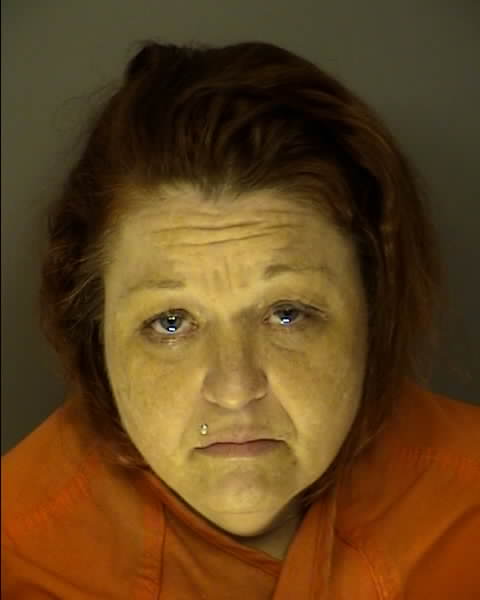Booking photo of Angelia Sawyer
