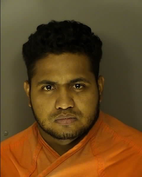 Booking photo of Selvin Padilla Irias
