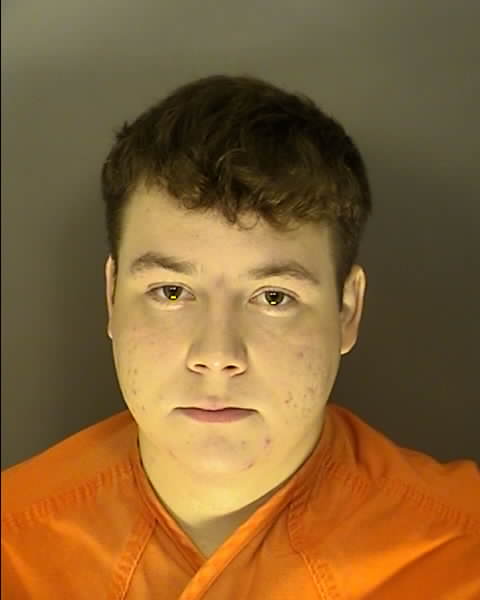 Booking photo of Andrew Curving
