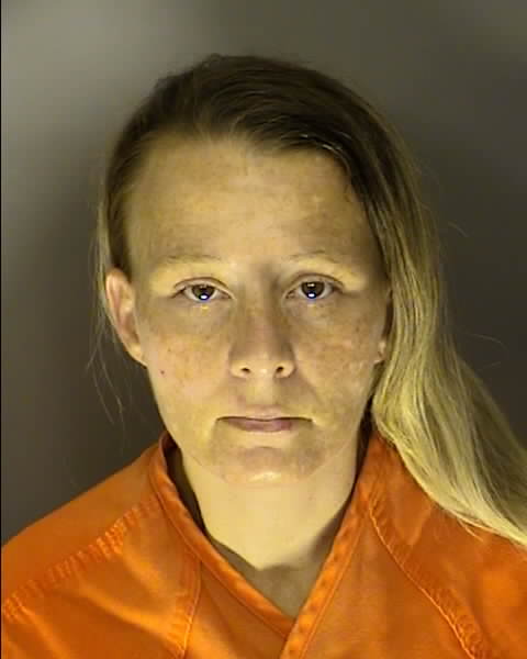 Booking photo of Jaclyn Wolfenbarger
