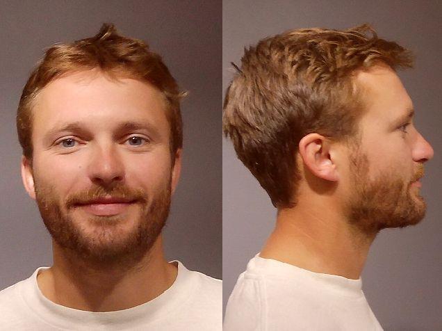 Booking photo of Samuel Baum