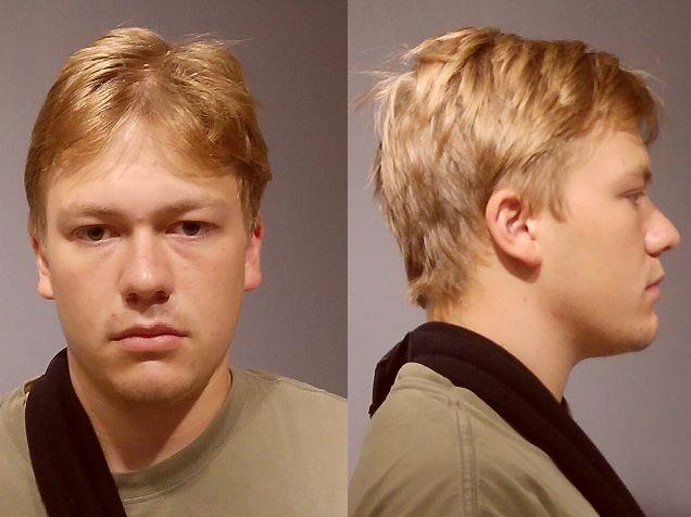 Booking photo of Carson Rehkopf