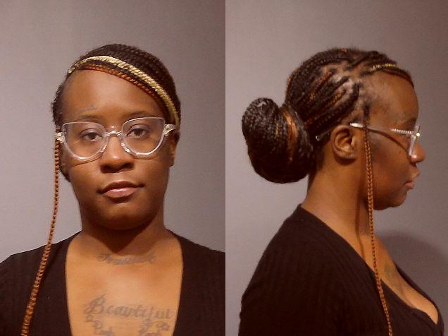 Booking photo of Vinshawna Brown