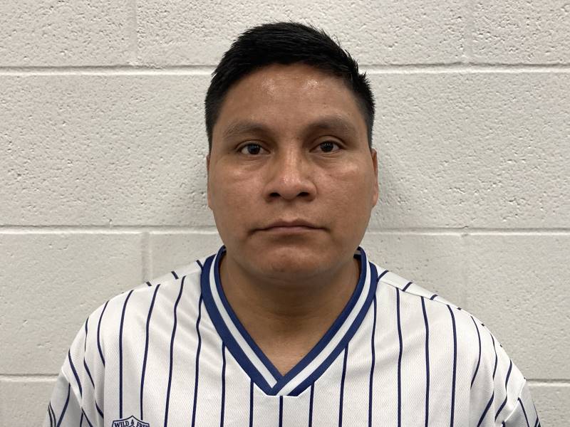 Booking photo of Sergio Amicar Diaz Perez