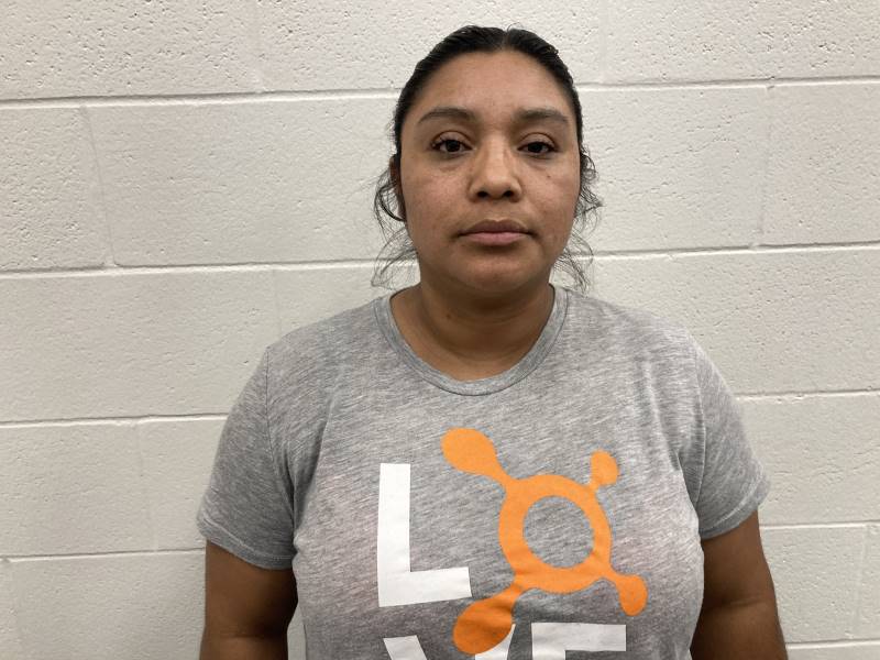 Booking photo of Estela Garcia Ajanel