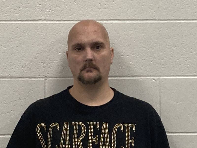 Booking photo of Michael Spicer