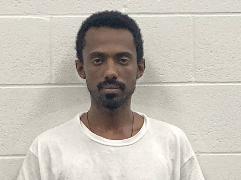 Booking photo of Kaleab Gebrehiwot