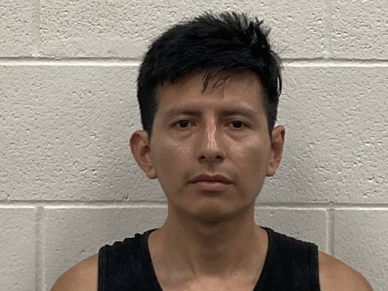 Booking photo of Bryan Ruiz Huaman