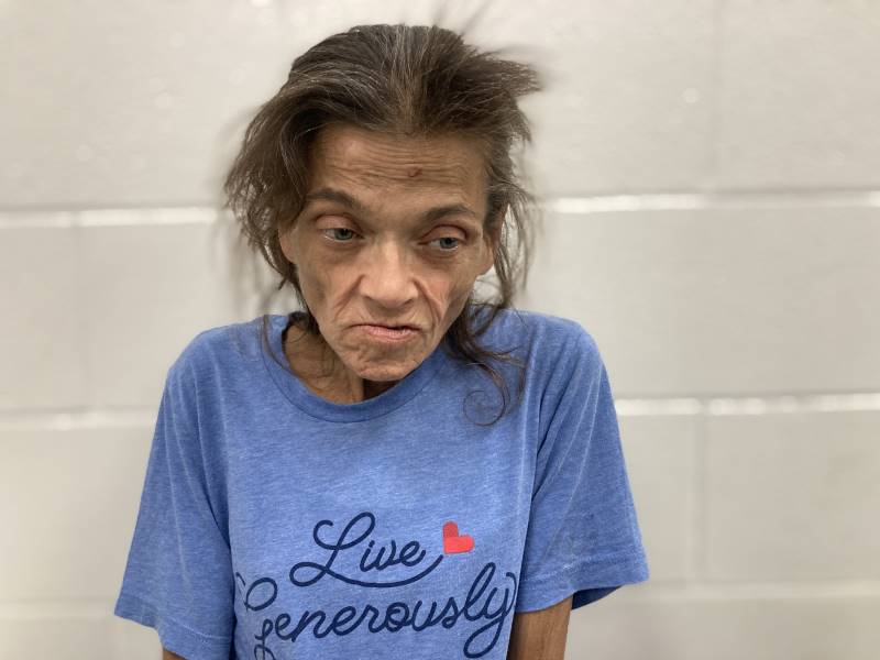 Booking photo of Maria Spradlin