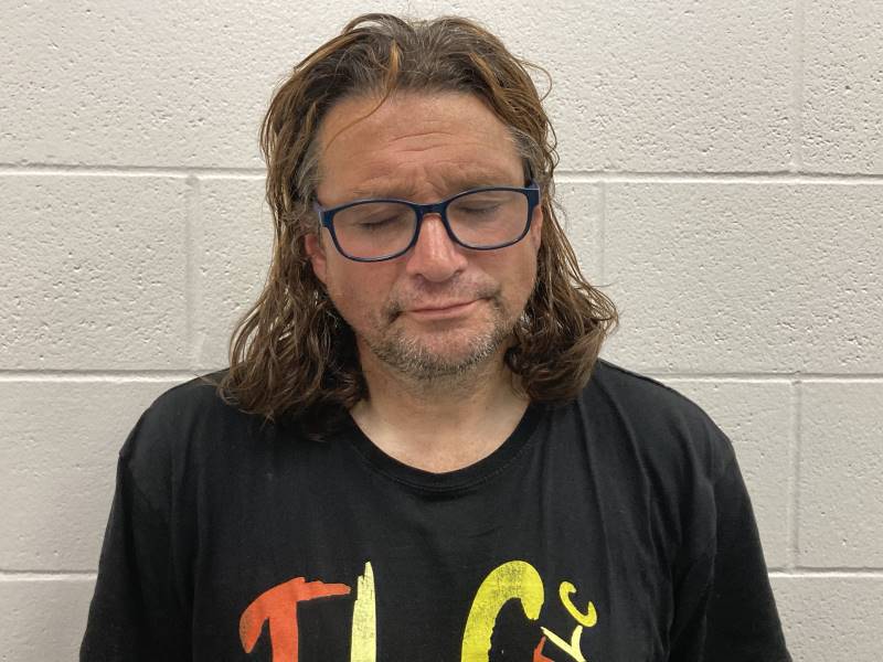 Booking photo of Mark Huff