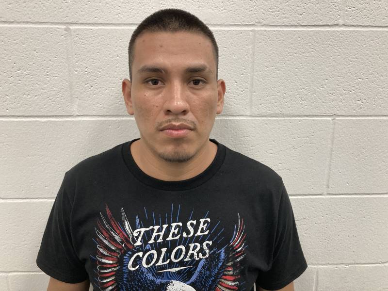 Booking photo of Francisco Rene Ortega Quixan