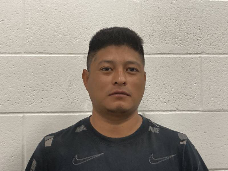 Booking photo of Alejandro Velasquez Morales