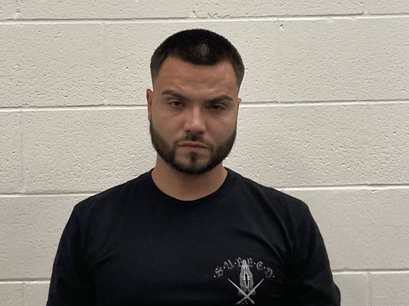 Booking photo of Steven Hamblin