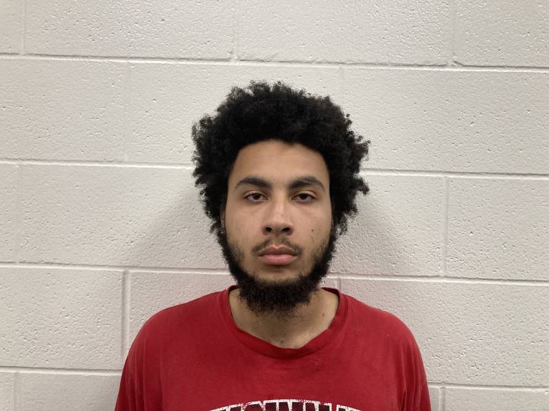 Booking photo of Justice Hicks