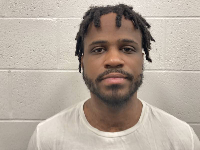 Booking photo of Andrew Thomas