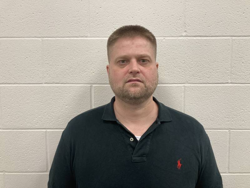 Booking photo of Dustin Mahan