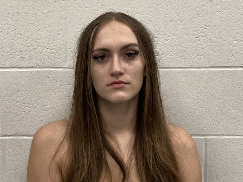 Booking photo of Mariah Hughett