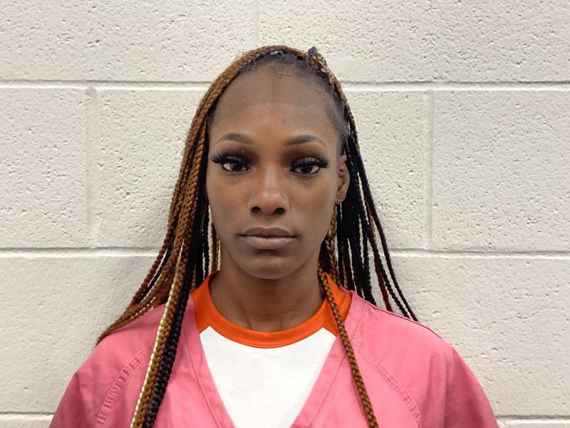 Natasia Evans booking photo